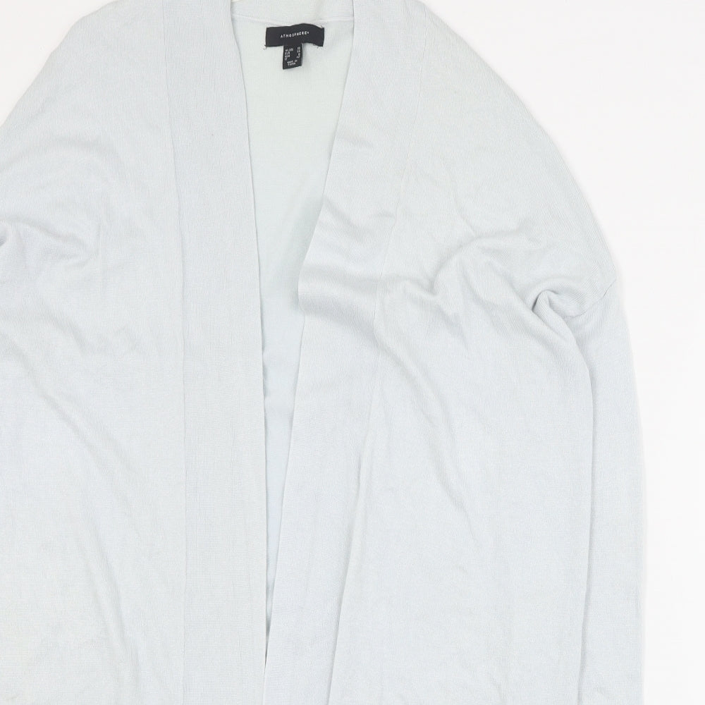 New Look Womens Blue V-Neck  Viscose Cardigan Jumper Size 10