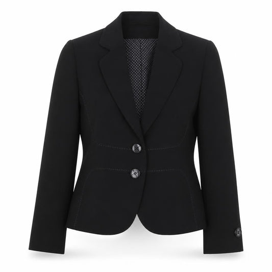 Marks & Spencer Womens Black  Polyester Jacket Blazer Size 8