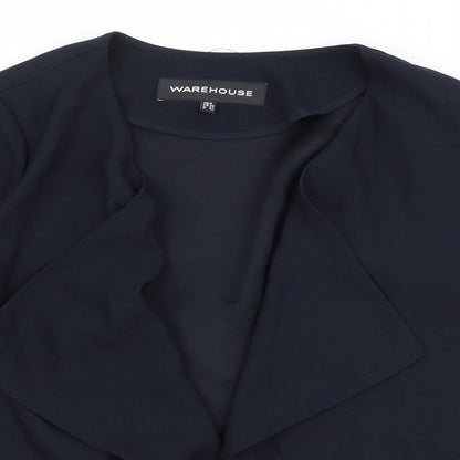 Warehouse Womens Blue   Jacket Blazer Size 6