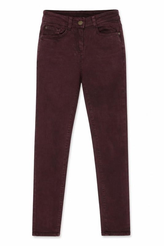 Next Womens Red  Cotton Skinny Jeans Size 6 L29 in Slim Zip