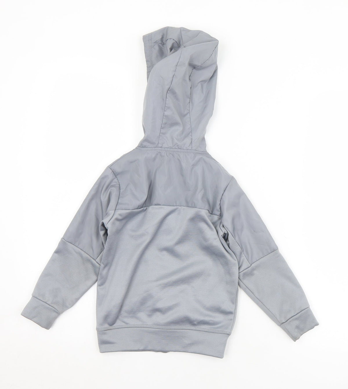Urban Dept Boys Grey  Polyester Full Zip Hoodie Size 4 Years  Zip