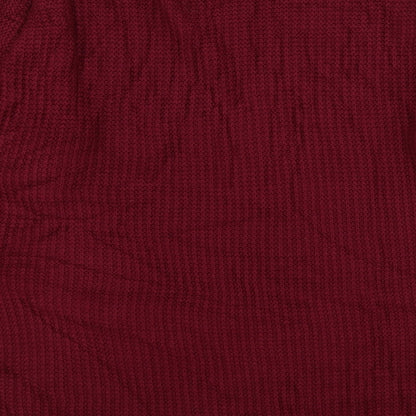 Preloved Tiffany Womens Red Round Neck  Acrylic Pullover Jumper Size M - Label