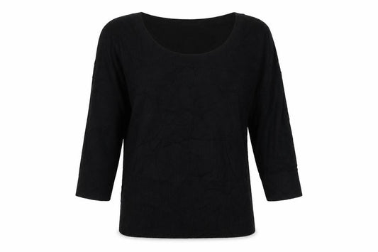Principles Womens Black Round Neck  Viscose Pullover Jumper Size 12