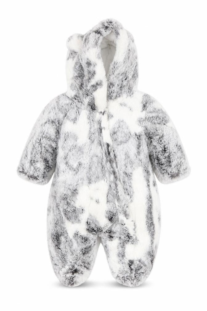 Cutie Couture Baby Grey Solid Polyester Robe One Piece Size 0-3 Months  Zip
