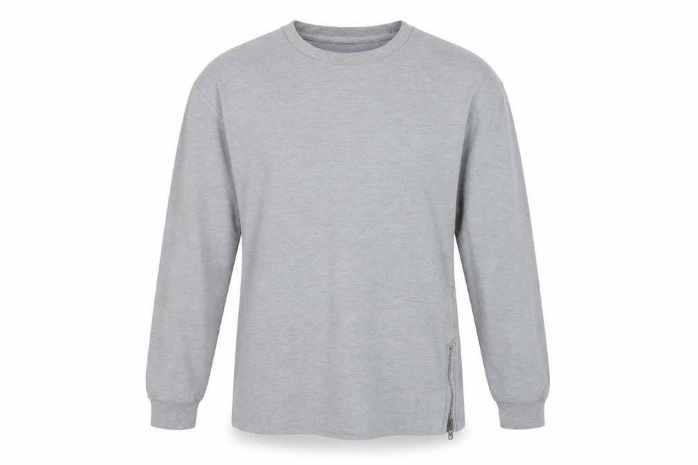 Topman Mens Grey Round Neck  Cotton Pullover Jumper Size L