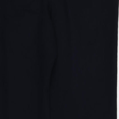 Preloved Dunnes Stores Womens Blue  Polyester Carrot Trousers Size 12 L27 in Regular - Label