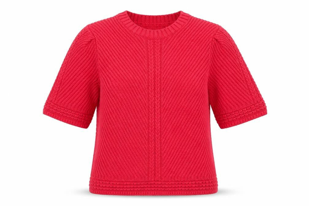 Marks & Spencer Womens Pink V-Neck  Cotton Pullover Jumper Size 10