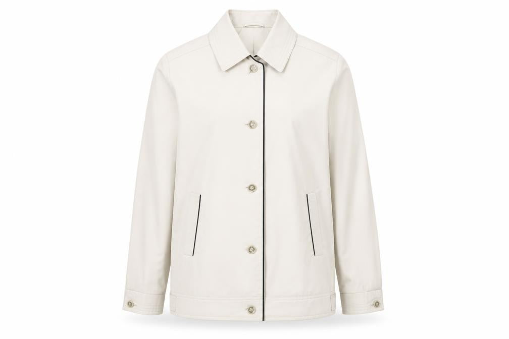 David Barry Womens Beige   Jacket  Size 10  Button