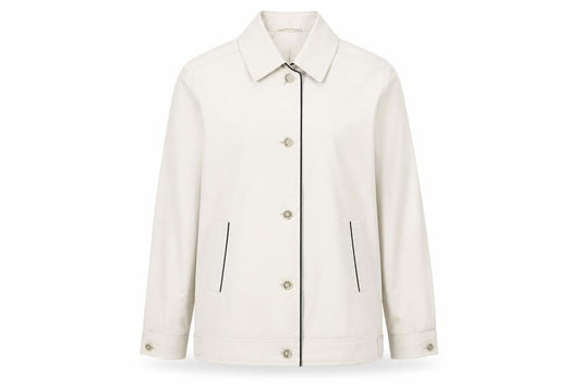 David Barry Womens Beige   Jacket  Size 10  Button