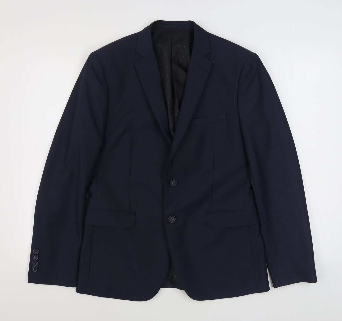 My Very Mens Blue  Polyester Jacket Suit Jacket Size 38
