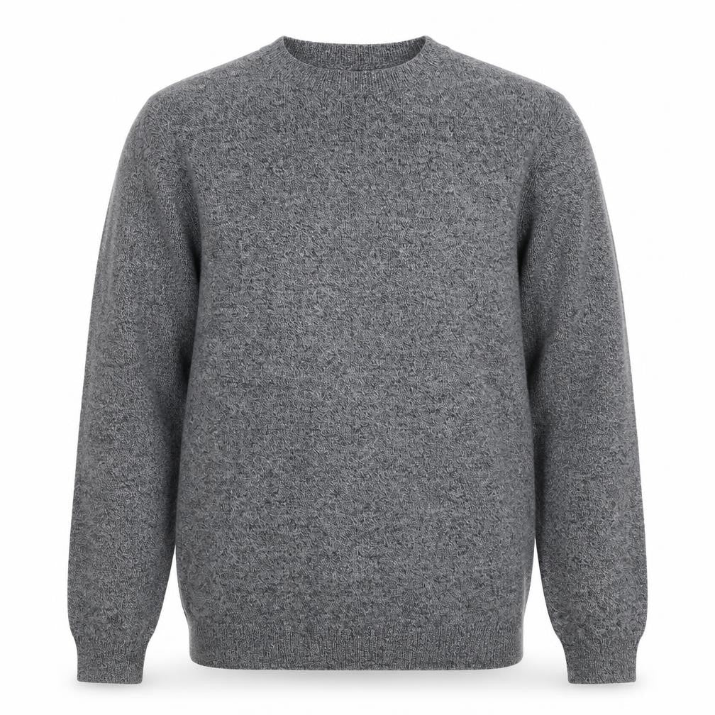 Topman Mens Grey Round Neck  Cotton Pullover Jumper Size S