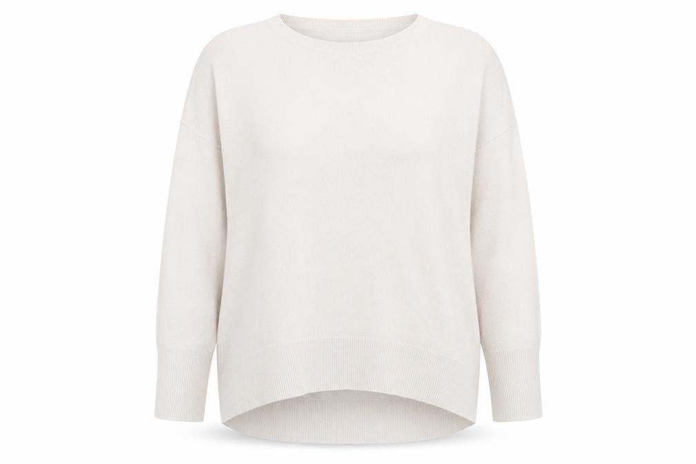 Primark Womens Beige Crew Neck  Acrylic Pullover Jumper Size L