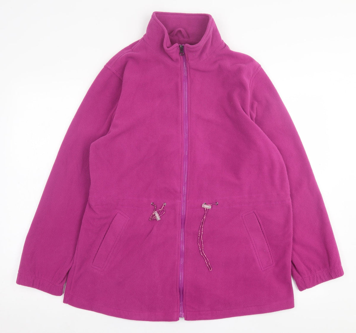 Bonmarché Womens Purple Jacket Size M Zip