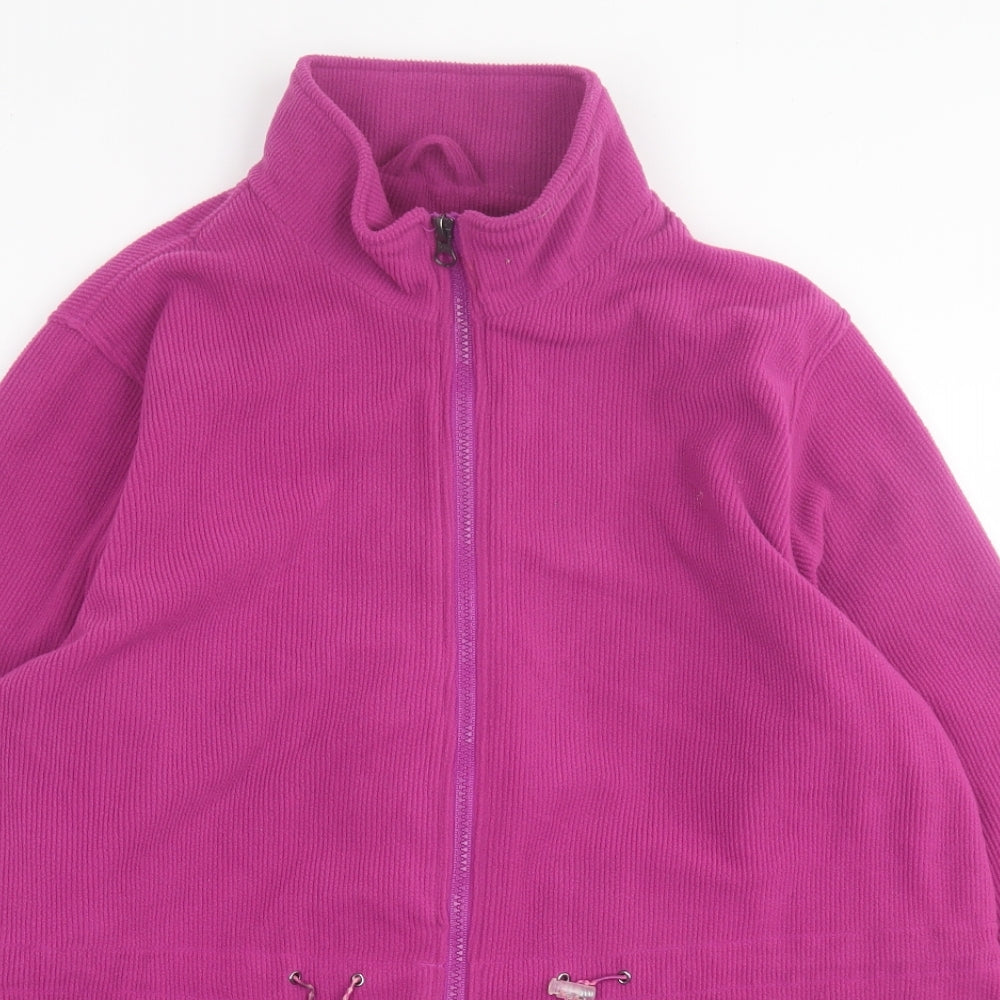 Bonmarché Womens Purple Jacket Size M Zip