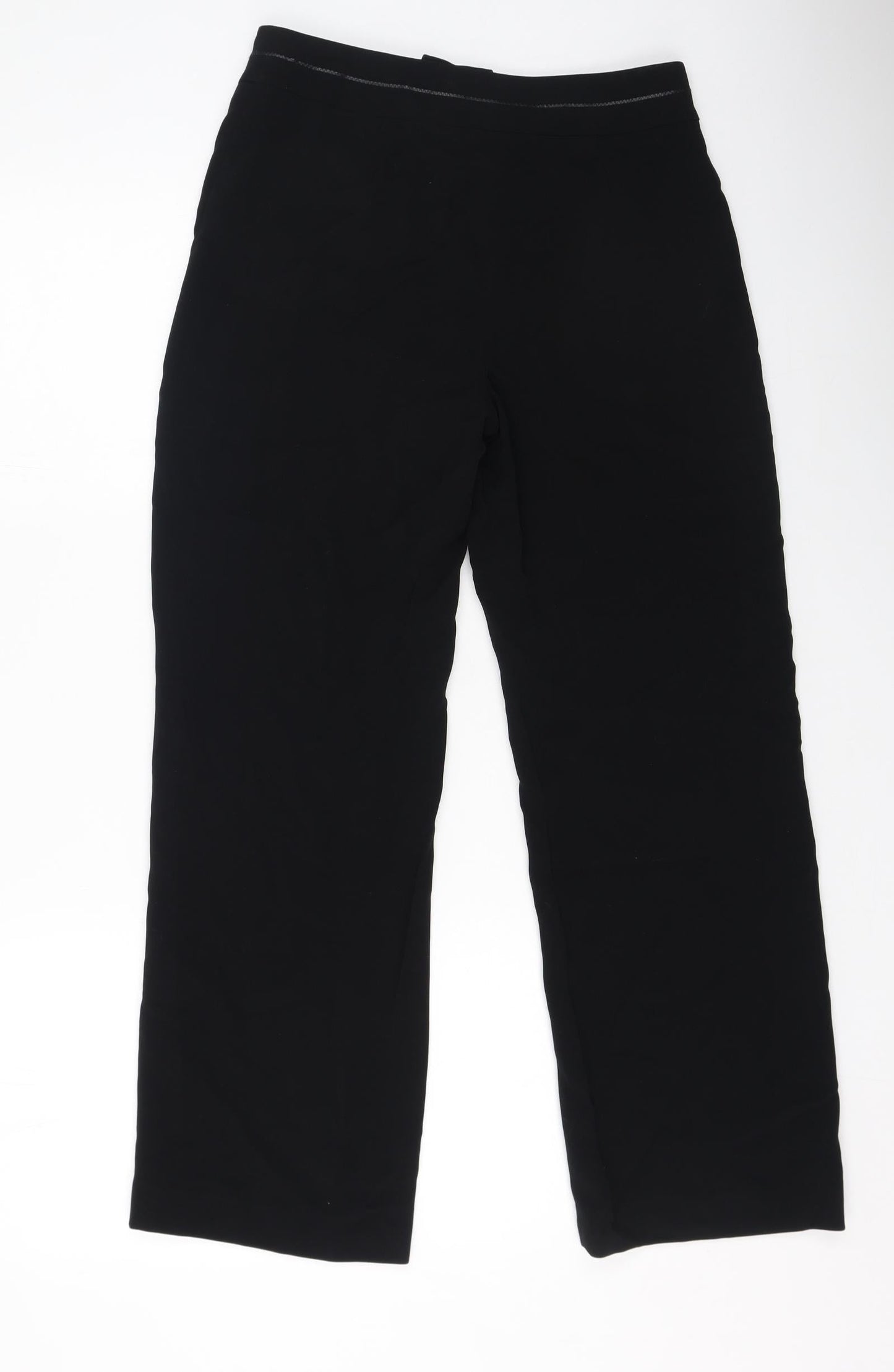 Gerry Weber Womens Black  Polyester Trousers  Size 36 L29 in Regular