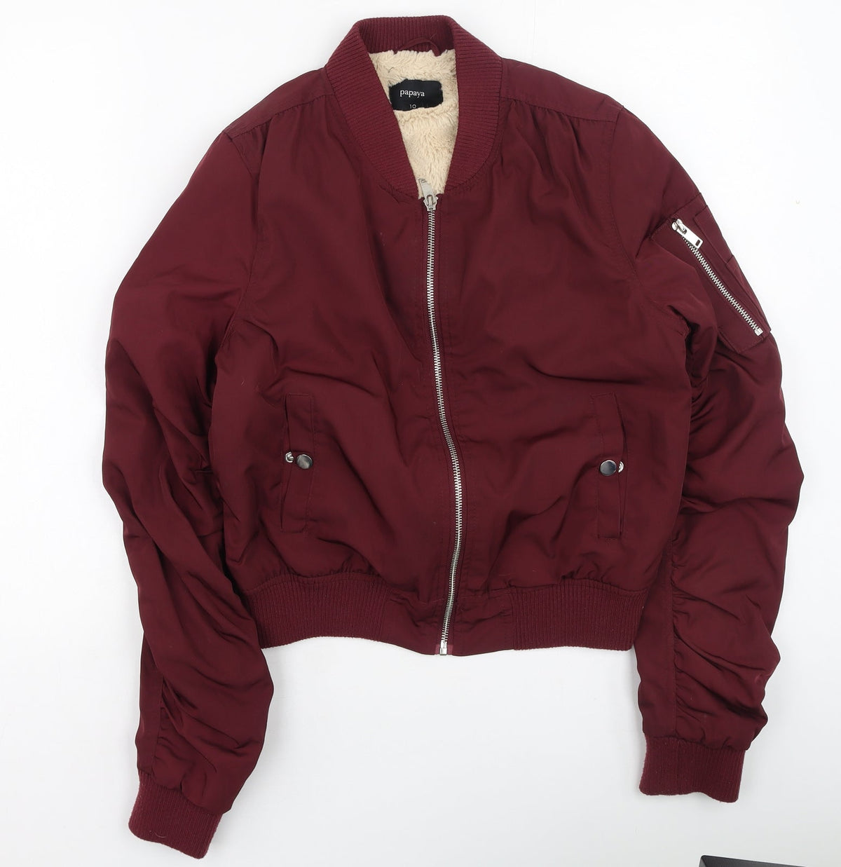 Papaya Womens Purple   Jacket  Size 10