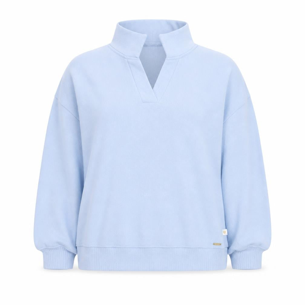 George  Womens Blue Collared  Polyester Pullover Jumper Size 16