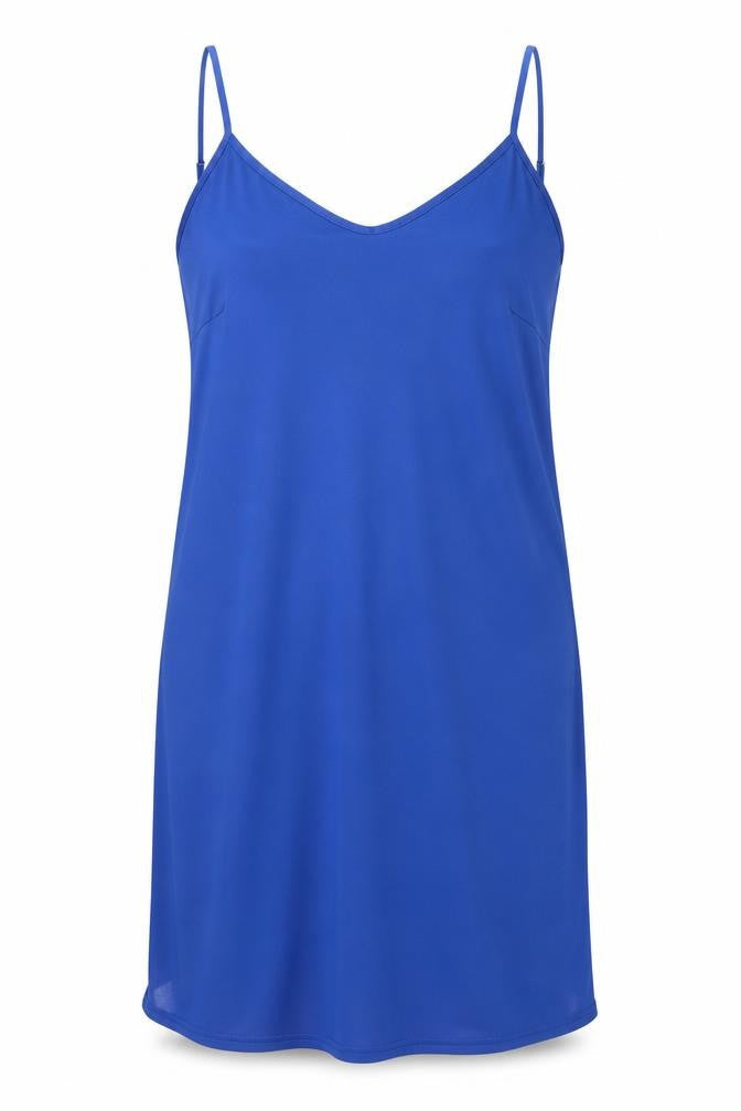 Nightingales Womens Blue  Polyamide Shift  Size 14  Round Neck