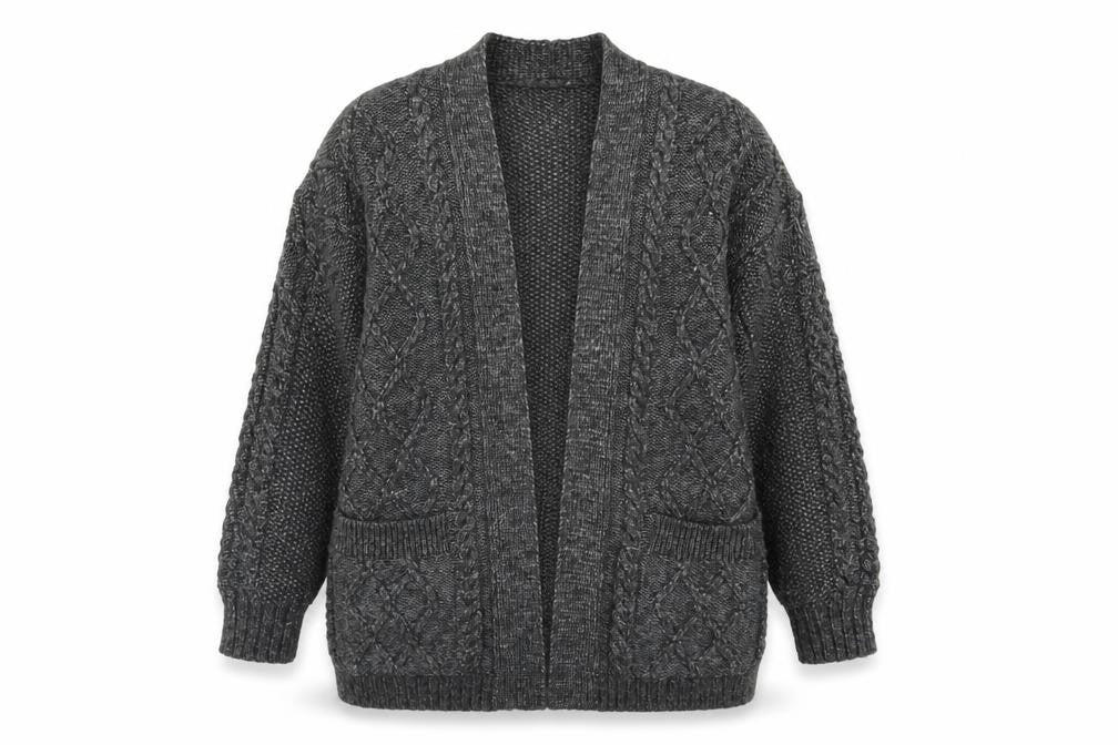 Primark Womens Grey V-Neck  Polyester Pullover Jumper Size M