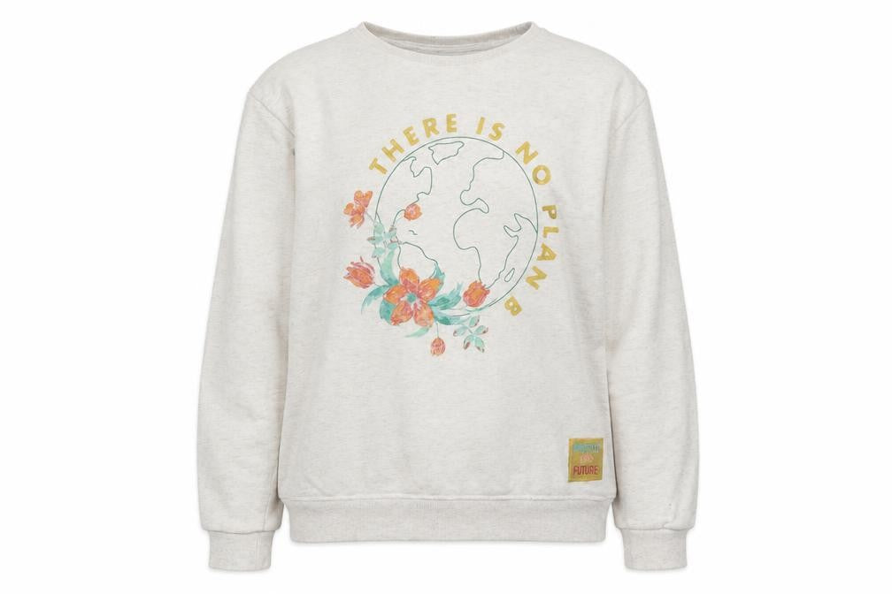 Primark Girls Beige  Cotton Pullover Sweatshirt Size 13-14 Years