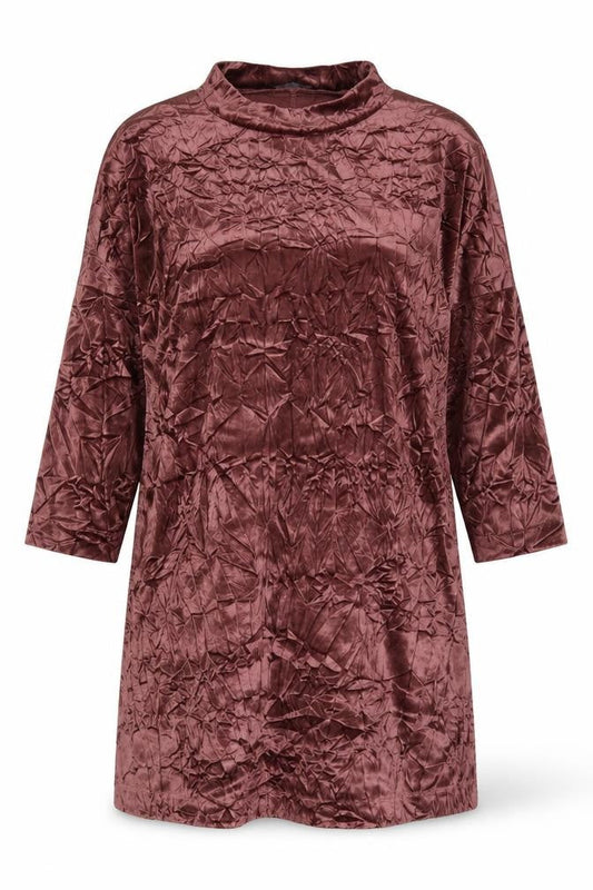 Zara Womens Pink  Polyester A-Line  Size S  Round Neck