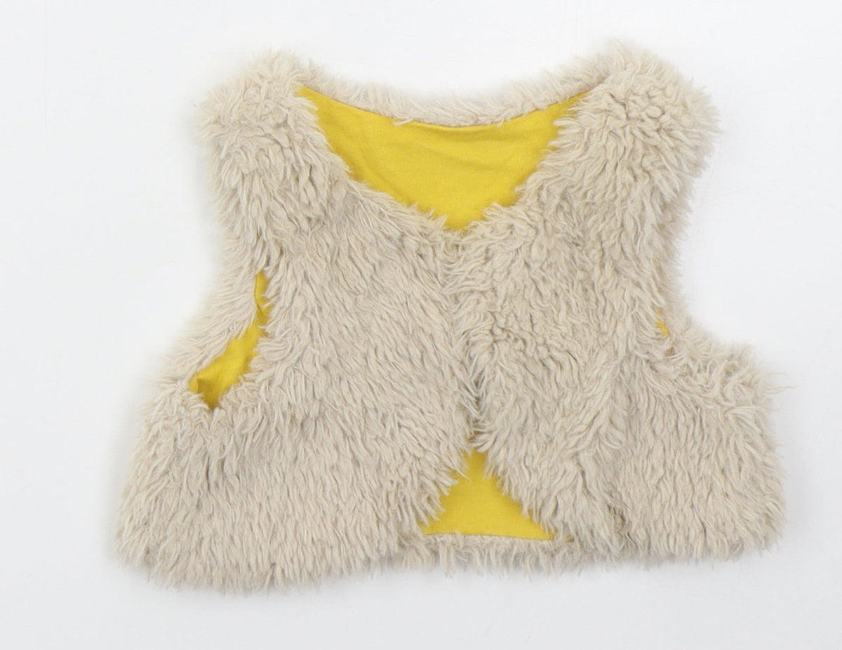 Dunnes Girls Beige   Jacket  Size 18-24 Months   Button