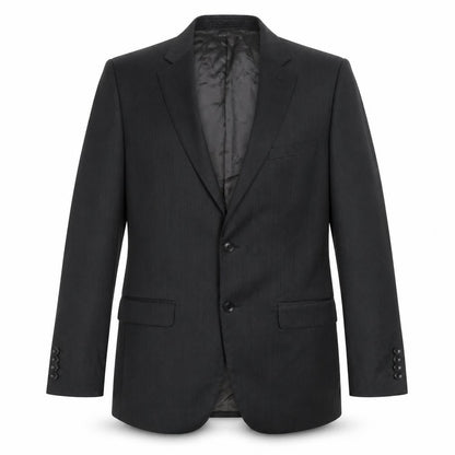 Zara Mens Grey Striped Wool Jacket Suit Jacket Size 40