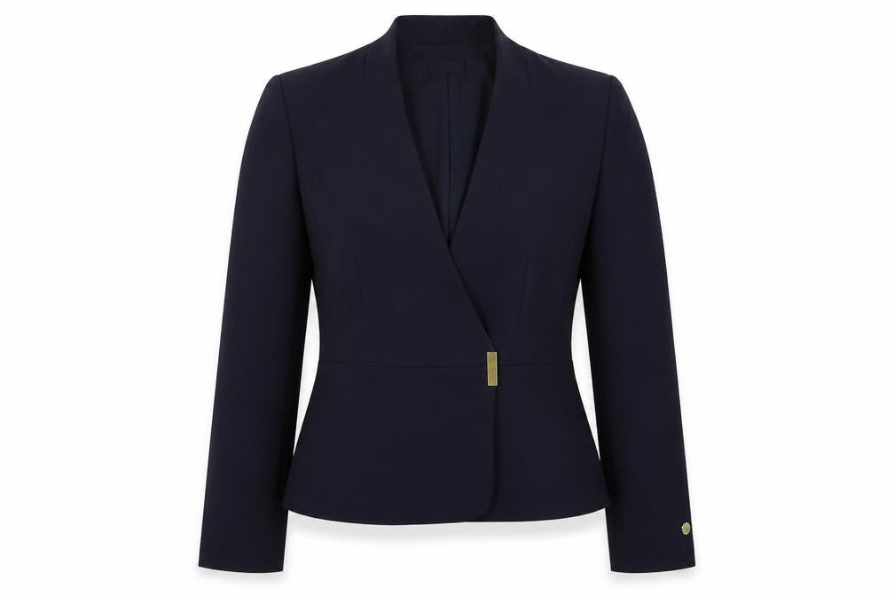 Marks & Spencer Womens Blue   Jacket  Size 10  Button