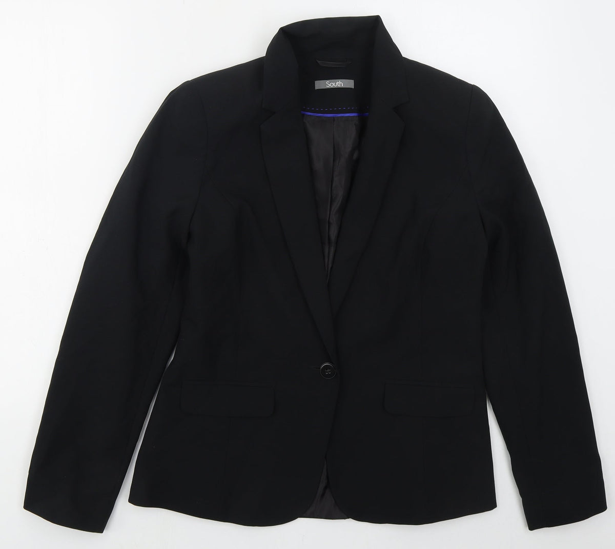Shop Direct Womens Black  Polyester Jacket Suit Jacket Size 12
