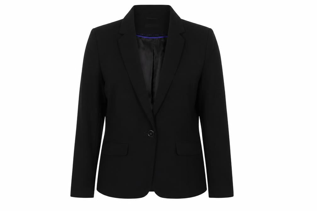Shop Direct Womens Black  Polyester Jacket Suit Jacket Size 12