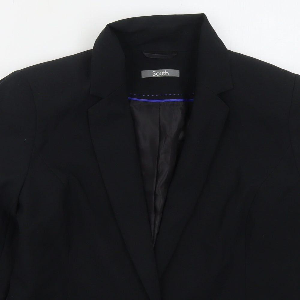 Shop Direct Womens Black  Polyester Jacket Suit Jacket Size 12