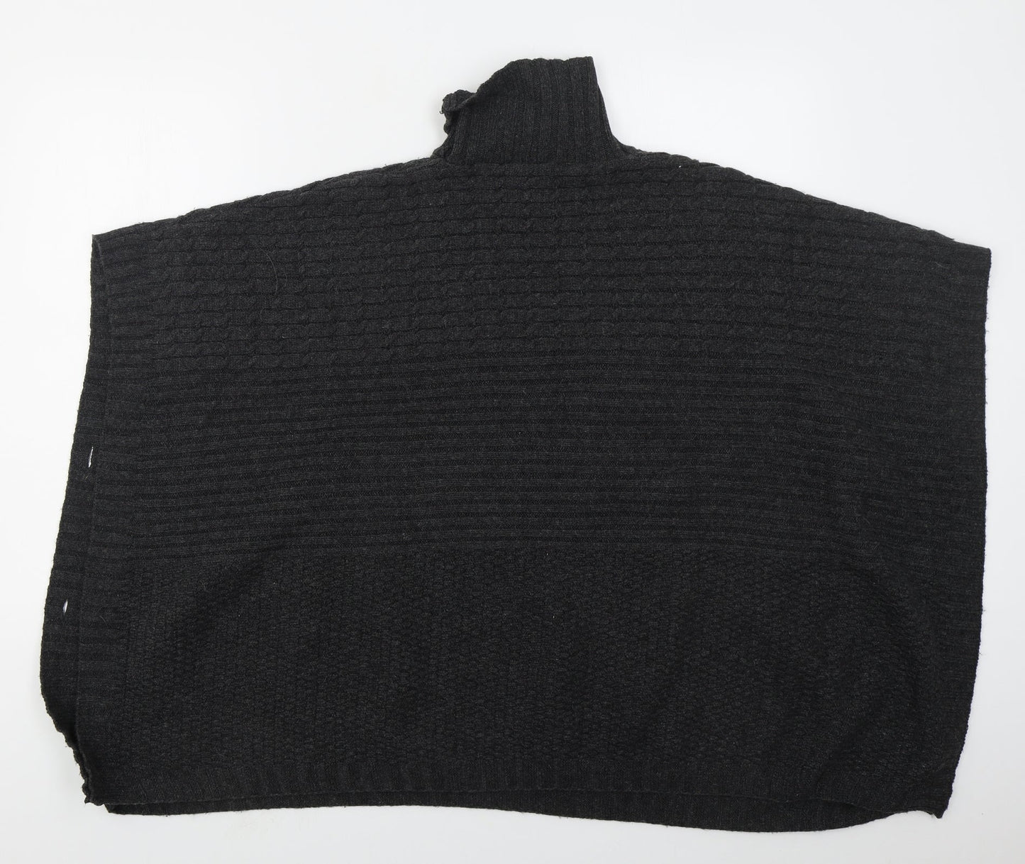 H&M Womens Grey   Jacket Poncho Size S