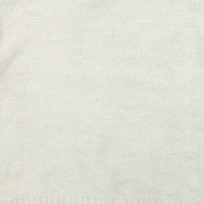 Preloved Marks and Spencer Womens Beige Mock Neck  Acrylic Pullover Jumper Size L - Label