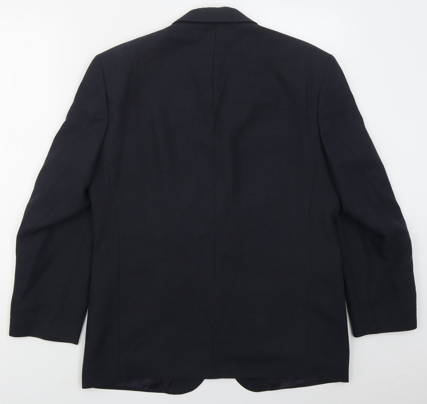 Marks and Spencer Mens Blue  Wool Jacket Suit Jacket Size 40