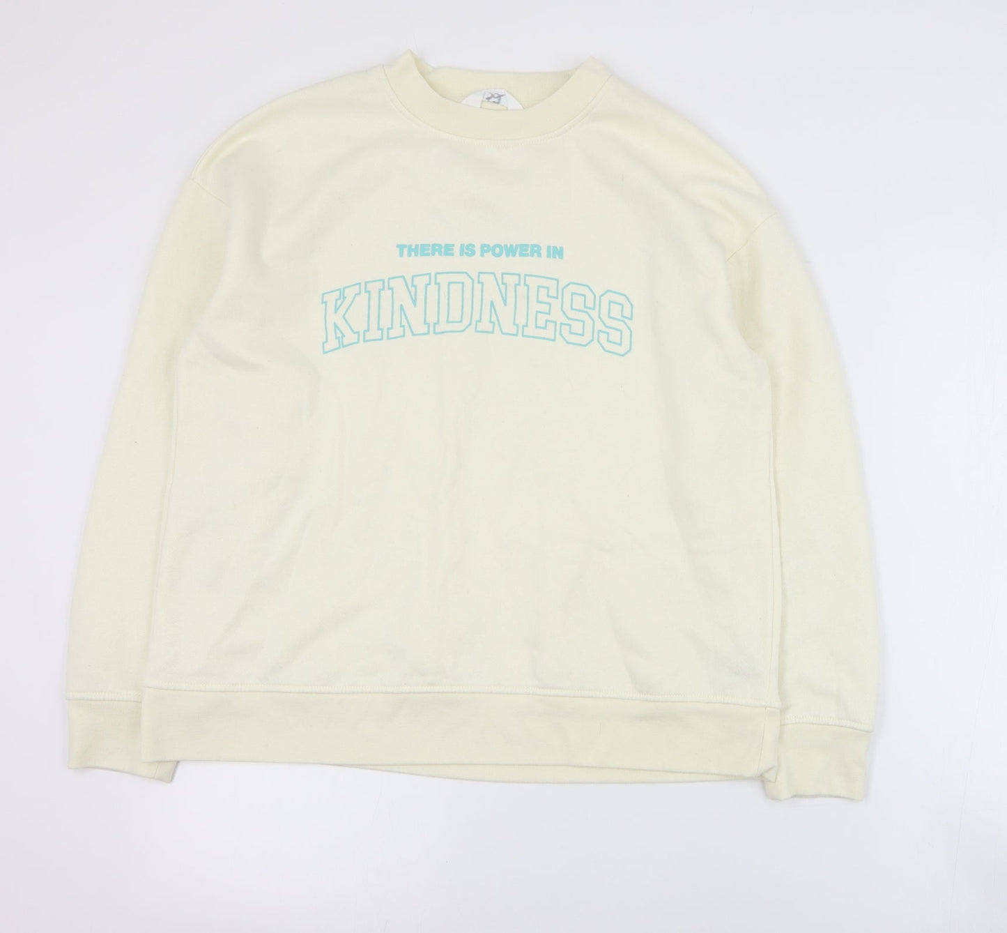 Primark Womens Ivory  Polyester Pullover Sweatshirt Size S  Pullover