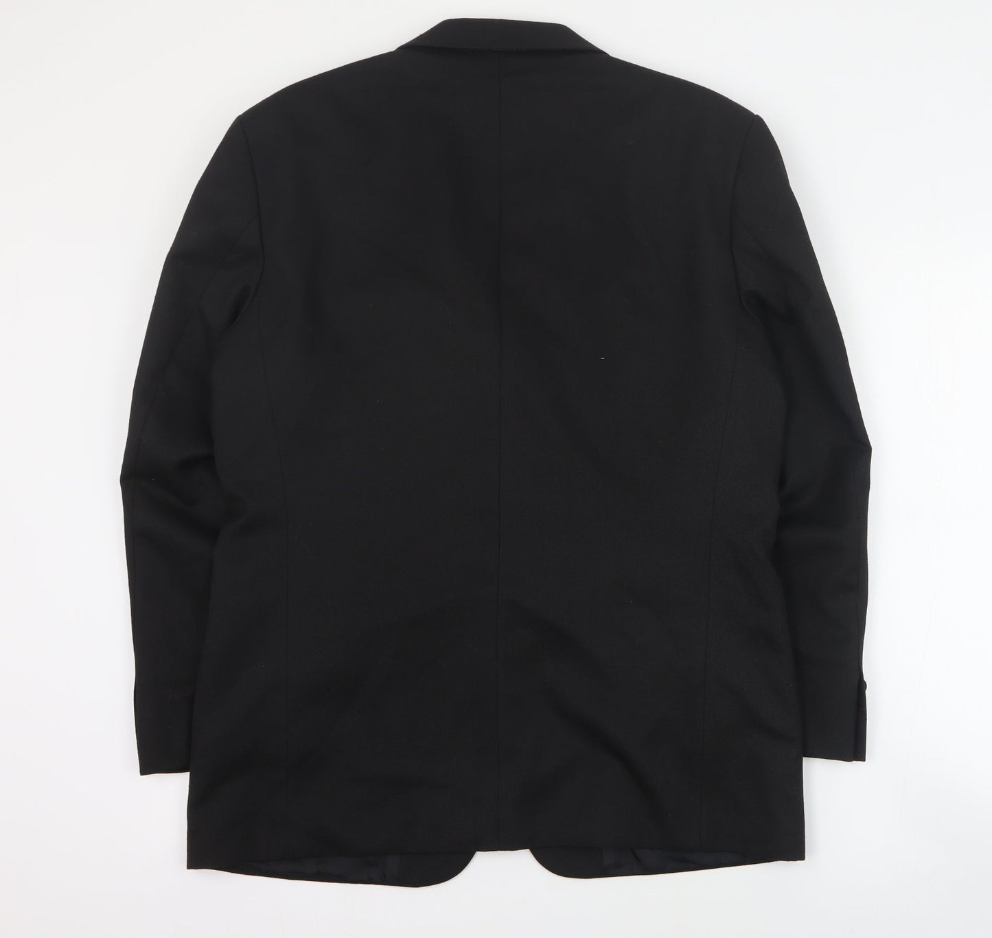 Canada Mens Black  Polyester Jacket Suit Jacket Size M