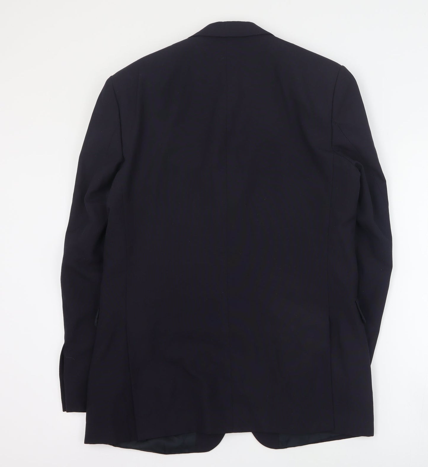 Karl Jackson Mens Blue  Polyester Jacket Suit Jacket Size M