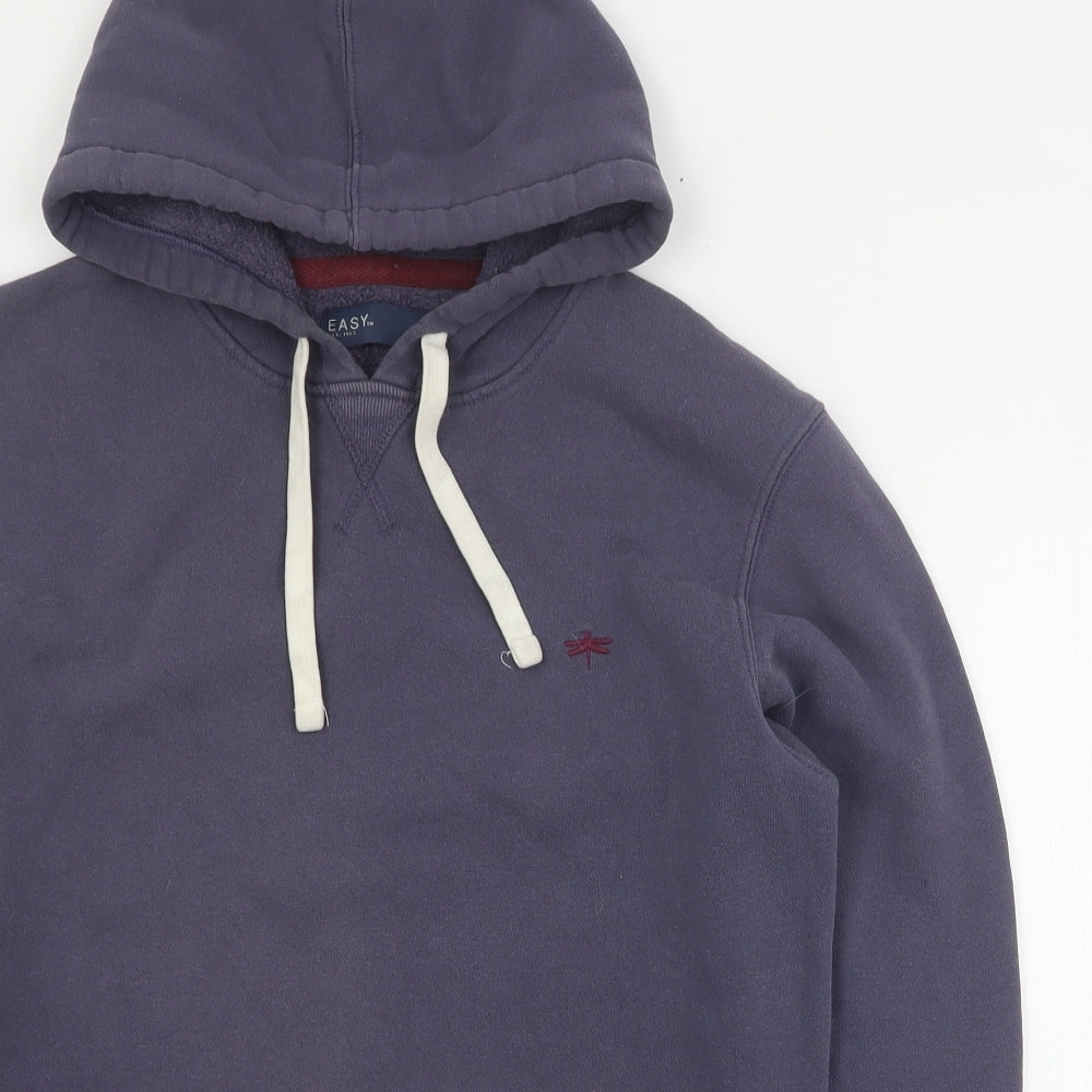 Matalan Mens Blue  Cotton Pullover Hoodie Size S