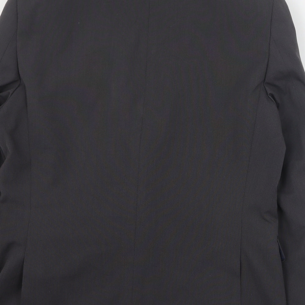 NEXT Mens Grey  Polyester Jacket Suit Jacket Size L