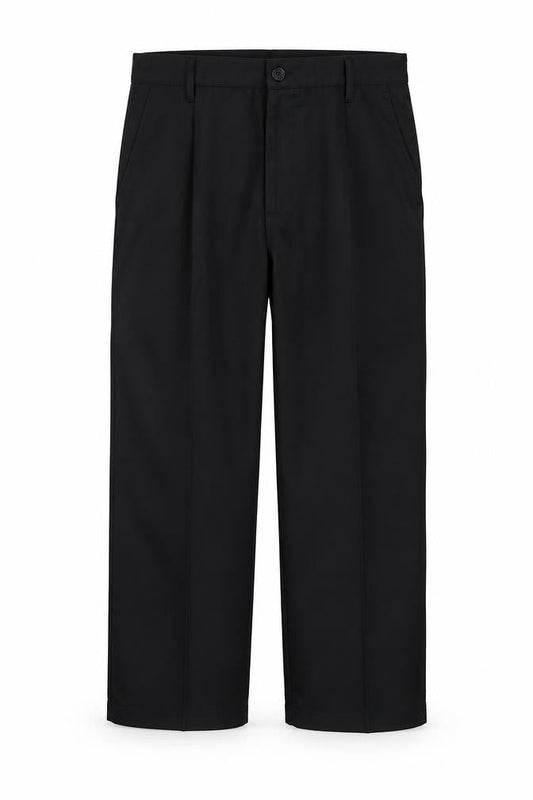Slazenger Mens Black  Polyester Trousers  Size 37 L29 in Slim Button