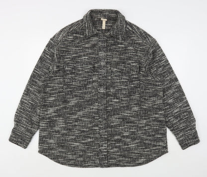 H&M Womens Grey   Jacket  Size S   - Shirt Jacket