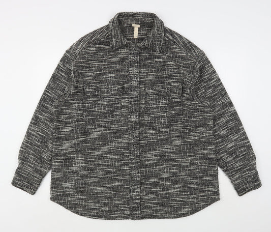 H&M Womens Grey   Jacket  Size S   - Shirt Jacket