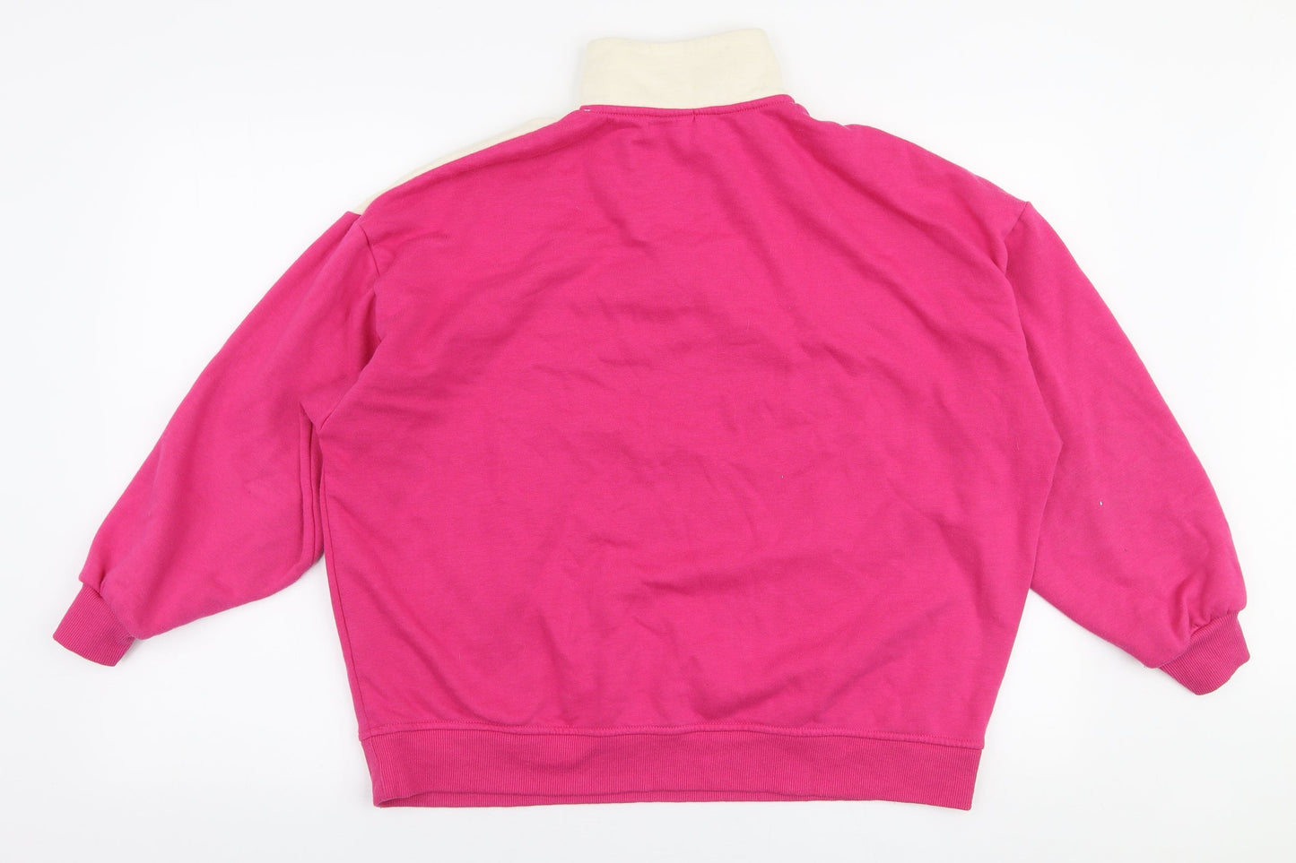 Primark Womens Pink  Polyester Pullover Sweatshirt Size S  Zip