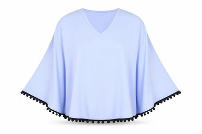 SHEIN Womens Blue   Jacket Poncho Size S
