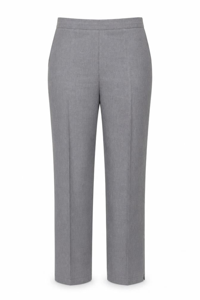 Preworn Womens Grey  Polyester Trousers  Size 14 L24 in Regular