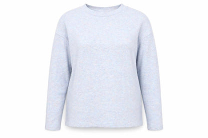 F&F Womens Blue Round Neck  Polyester Pullover Jumper Size 10