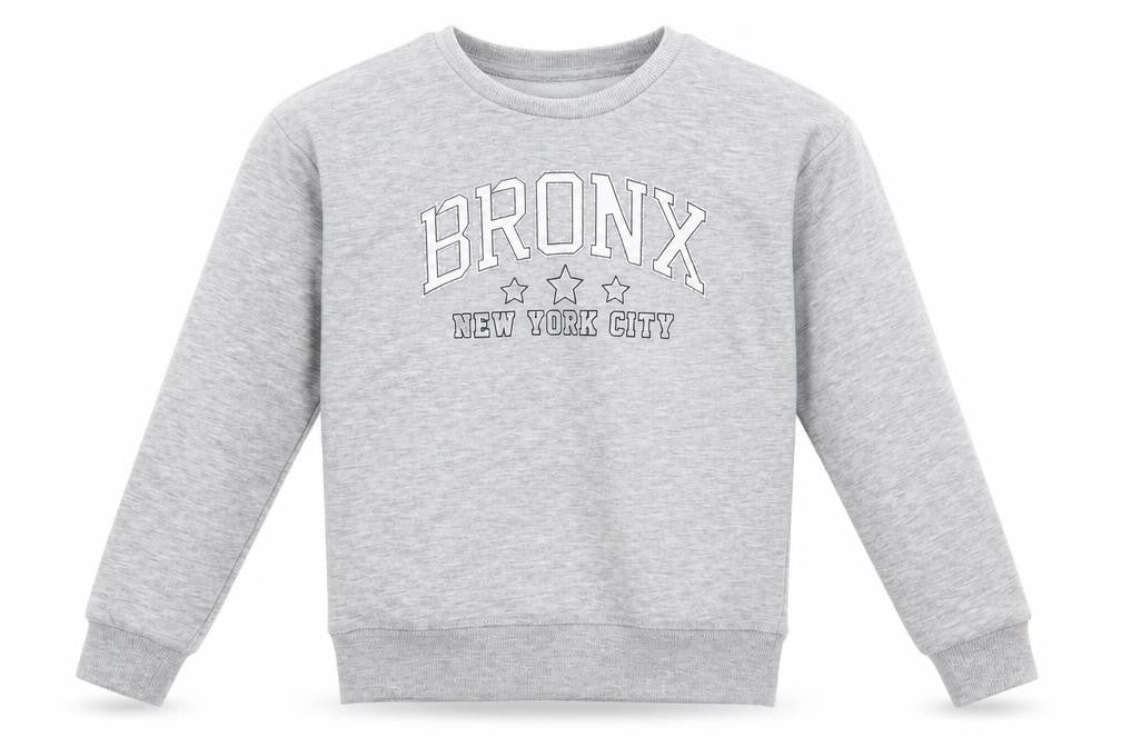 Primark Girls Grey  Cotton Pullover Sweatshirt Size 8-9 Years  Pullover