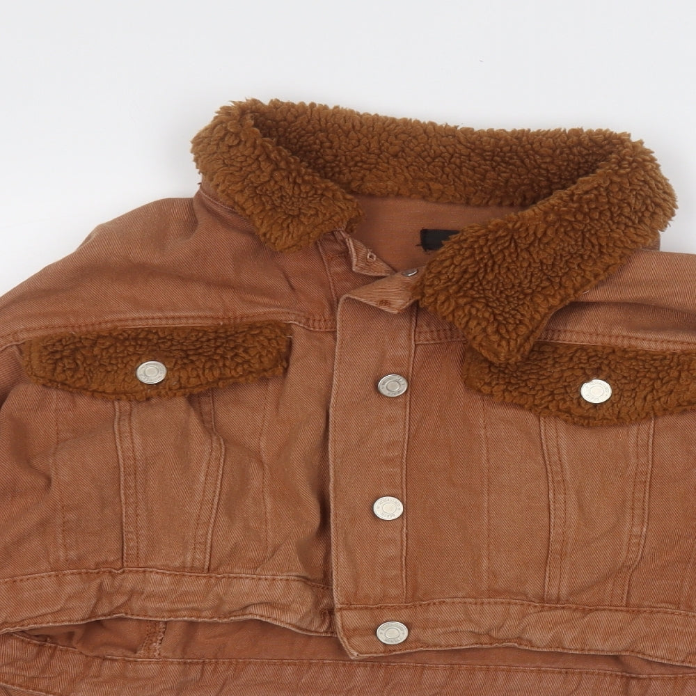 Missguided Womens Brown   Jacket  Size 14
