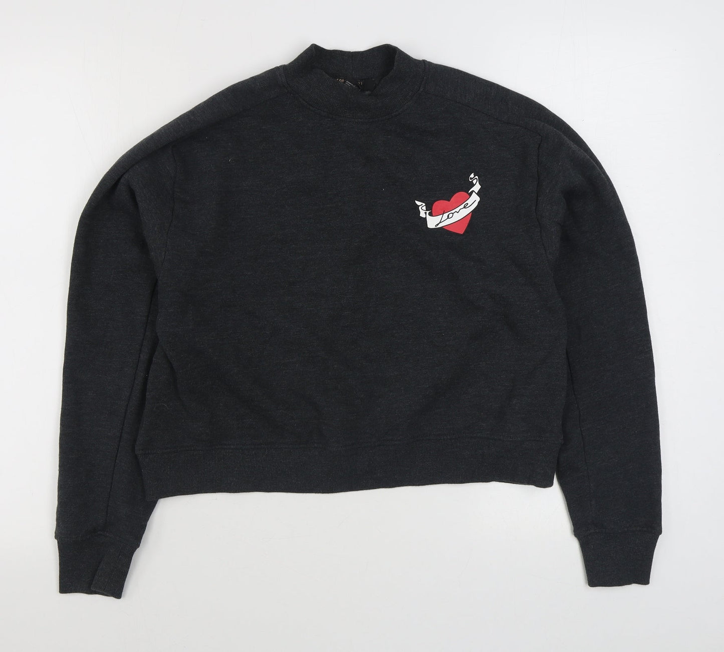 Forvever 21 Womens Grey  Cotton Pullover Sweatshirt Size M  Pullover