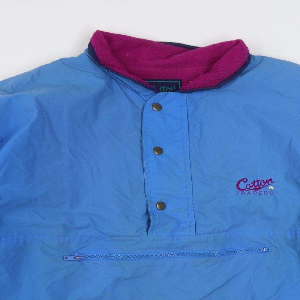 Cotton Traders Womens Blue   Jacket  Size M   - Reversable